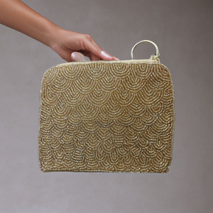 กระเป๋าใส่เหรียญรูปหัวใจแบบคลาสสิก งานปักลูกปัดทำมือ สำหรับวันวาเลนไทน์ ของขวัญพิเศษสำหรับผู้หญิงและเด็กผู้หญิง พร้อมซิป - Product Image 5