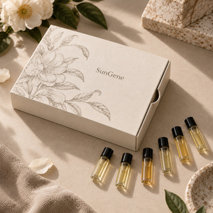 Boîte à tiroirs SunGene Ivory pour cartes de découverte de parfums et mini-vials - Product Image 2