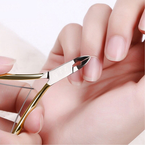 Coupe-cuticules et repousse-cuticules en acier inoxydable pour les ongles des doigts et des orteils, outils de soin des ongles et de beauté des pieds, coupe-cuticules de beauté - Product Image 2