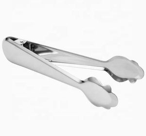 Pince à glace en acier inoxydable de 7 pouces, poignée sécurisée, pour boules de glace géantes, cubes de glace géants, en métal, pour bar à café - Product Image 2