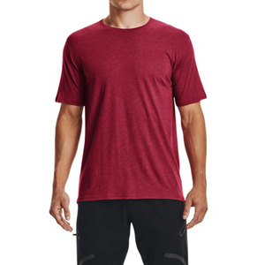 Personnalisation en gros de t-shirts pour hommes 100% coton blanc, coupe oversize, tissu tricoté uni. - Product Image 5
