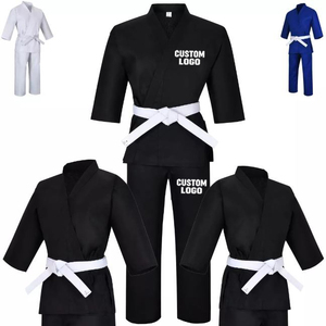 Wholesale High Quality Customizable Unisex Taekwondo Martial Arts Uniforms (Spandex/Polyester 160g) Breathable Quick Dry - Product Image 3