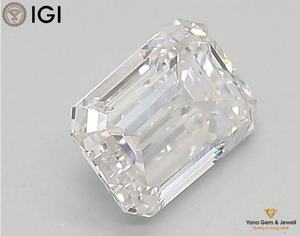 Diamante Cultivado en Laboratorio CVD con Certificado IGI, Corte Esmeralda de 2.00 Quilates, Color F, Claridad VVS1, para Joyería Premium - Product Image 5