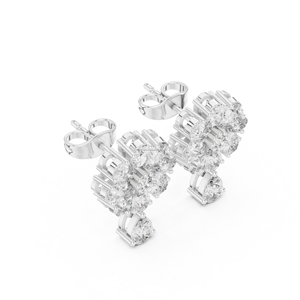 925 Sterling <b>Silver</b> Jewelry Woman Engagement Wedding Moissanite Diamond Fine Jewelry <b>Earrings</b> - Product Image 6