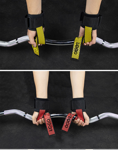 Correa de levantamiento de pesas ajustable, antideslizante, de neopreno elástico de alta elasticidad y ligera - Product Image 6