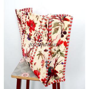 Wholesale Bohemian Velvet Quilted Tote <b>Bag</b> Handcrafted Striped Shoulder Shopping <b>Bags</b> From Rajasthan for Exhibition - Product Image 4