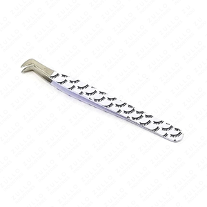OEM White Coated Russian Volume Eyelash Extension Tweezers Stainless Steel Precision Pointed Tip Private Label Lash <b>Tool</b> - Product Image 2