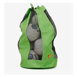 Prime Bags Large Capacity Mesh Sports Ball Bag Drawstring Black Red Travel <b>Backpack</b> Basketball Football Volleyball Soccer - Product Image 2