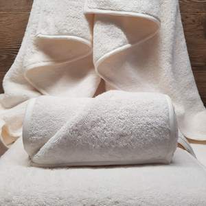 Serviettes de bain en coton égyptien ivoire, douces et moelleuses, taille personnalisée, qualité supérieure pour hôtel, spa et usage domestique - Product Image 2