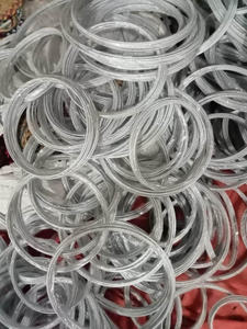 Beautiful Custom Size white Powder Coated Circular <b>Iron</b> Rings for DIY Crafts Dreamcatchers & Lampshades in 3 mm <b>iron</b> wire - Product Image 4