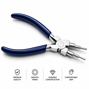 Alicates para hacer bucles de joyería de varios tamaños, herramienta para hacer bails, alicates de punta redonda para formar bucles para manualidades con alambre, herramienta de joyería DIY - Product Image 5