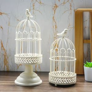 Cage à oiseaux en fil métallique faite à la main et personnalisée, décoration pour la maison et le jardin, cage décorative à poser ou à suspendre pour la décoration de mariage - Product Image 3