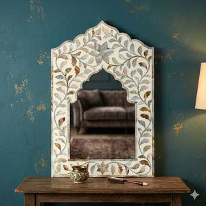 Cadre photo floral luxueux fait main avec incrustation de nacre polie, taille personnalisable pour bureau, hôtel, maison - Product Image 1