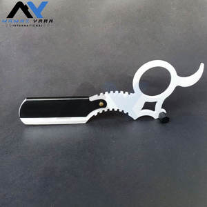 Rasoirs à doigts en acier inoxydable, demi-lames, rasoir professionnel pour barbier, rasoir unisexe pour hommes et femmes, utilisation en salon ou à domicile - Product Image 4