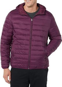Thick Quilted <b>Mens</b> Puffer Jackets <b>Long</b> Hooded Winter <b>Coat</b> Lightweight Outdoor Warm Stylish Outerwear - Product Image 1