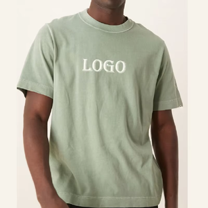 T-shirt décontracté pour homme, coupe classique, col rond, manches courtes, 50 % coton, 50 % polyester, imprimé sérigraphié, écologique, respirant - Product Image 6