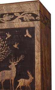 Urnas de Cremación de Madera Natural Ecológicas de Estilo Americano Moderno Hechas a Mano de Súper Calidad - Product Image 6