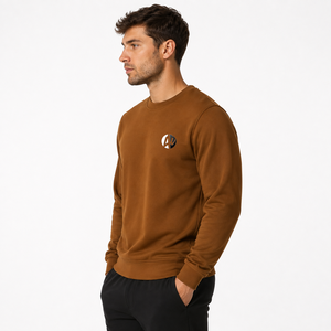 Sudadera de cuello redondo para hombre, diseñada para brindar comodidad, durabilidad y libertad de movimiento, adecuada para uso diario, deportes, viajes y ropa de equipo. - Product Image 4