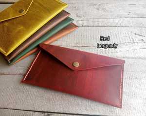 Cartera organizadora de efectivo de cuero genuino de alta resistencia, sistema de organización de dinero portátil, venta al por mayor, OEM, personalizada, de lujo, tipo carpeta de presupuesto - Product Image 6