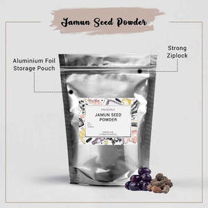 Poudre de graines de Jamun, poudre de bain naturelle pour une immersion relaxante et une expérience exfoliante - Product Image 2