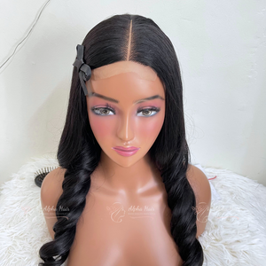 Haute qualité brut soyeux non transformés miroir os droit Extensions de cheveux 360 dentelle frontale perruques frontal tisse perruques cheveux humains - Product Image 1