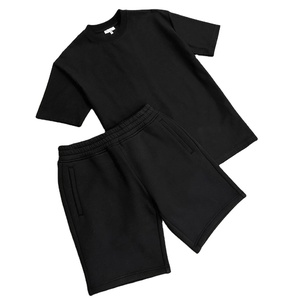 New 2026 Wholesale Customize Men Summer Breathable Plus Size Quick Dry Terry Polyester/Cotton Thick Soft Fabric Casual <b>Sets</b> - Product Image 1