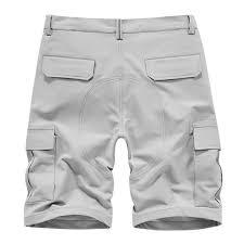 Men's Modern <b>Tech</b> Cargo <b>Shorts</b> - Lightweight Water-Resistant Utility <b>Shorts</b> with Elastic Waist and Slim-Fit Cargo Pockets - Product Image 2