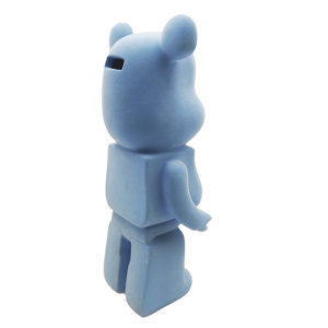 Figura de Oso Azul de Dibujos Animados, Figura de Cerámica Pintada a Mano, Arte Animal Coleccionable, Estatua Decorativa - Product Image 2