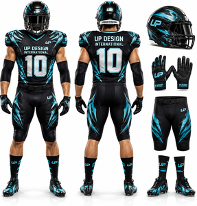 Custom American Football Uniform Set Custom Team Jersey and <b>Pants</b> Sublimation Sportswear with <b>Padding</b> for Men Custom Team Gear - Product Image 1