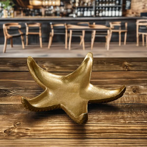 Regalo de boda de gran venta para restaurante y cafetería, elegante cuenco decorativo de mesa con plato Premium con acabado de doble tono - Product Image 3