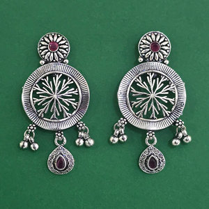 Collection Éblouissante et Exclusive de Boucles d'Oreilles Classiques au Design Impeccable avec Placage Oxydé 811311 - Product Image 4