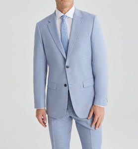Costume pour homme bleu pastel fabriqué au Pakistan, costumes pour homme de haute qualité, formel, décontracté, mariage, élégant, vêtements formels pastel, élégance moderne - Product Image 5