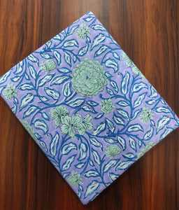 Tela estampada a mano de Jaipur, tela de algodón estampada a mano, tela india hecha a mano para vestidos, proveedor mayorista de tela de algodón. - Product Image 4
