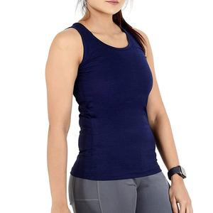 Venta al por mayor de camisetas de gimnasio lisas de tela transpirable con diseño personalizado. Las mejores camisetas sin mangas para mujer al por mayor. - Product Image 4