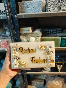 Sac à main de soirée en résine pour femmes, pour les fêtes et les mariages, collection de pochettes de mariée en provenance d'Inde, pochettes en marbre - Product Image 3