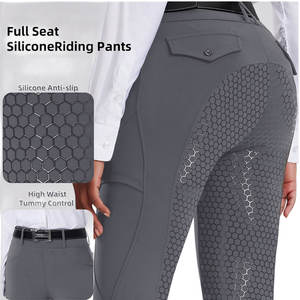 Pantalon d'équitation style classique, couleur personnalisable, tissu doux au toucher, anti-boulochage, leggings d'équitation - Product Image 5