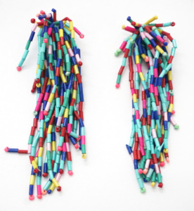 Pendientes de Cuentas de Vidrio 2026, Hechos a Mano, Chapados en Oro o Rodio, Joyería de Moda para Mujeres y Niñas, Certificados Seguros, en Tendencia - Product Image 1