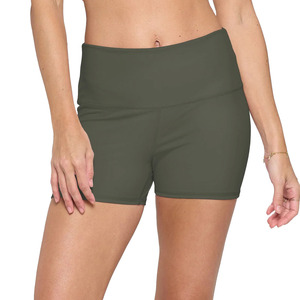 Women's Fitness Yoga Gym 2026 New Design Summer Pants Sports Shorts Polyester/Cotton Quick Dry Workout Waistband Skinny Yoga - Product Image 3