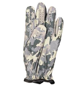Gants de golf en cuir de mouton Cabretta respirants pour la main gauche, avec impression par sublimation camouflage et logo personnalisé - Product Image 2