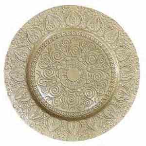 Assiette de Présentation Créative en Cuivre Martelé – Meilleur Design – Vente en Gros – Sous-Assiette de Table – Vaisselle de Dîner - Product Image 2