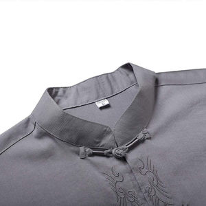 ชุดกังฟูผ้าฝ้ายแท้ 100% แบบมืออาชีพ พร้อมโลโก้สั่งทำพิเศษ ทนทาน ระบายอากาศได้ดี เหมาะสำหรับผู้ใหญ่ทุกเพศทุกวัย สำหรับฝึกศิลปะการต่อสู้ - Product Image 2