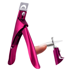 Coupe-ongles professionnel en acrylique couleur unique pour faux ongles, outil de manucure en acier inoxydable pour salon et usage domestique - Product Image 1