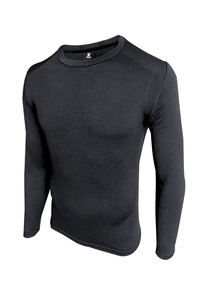 Graphene Warm Tech Camiseta deportiva de manga larga para hombre-Unidireccional que absorbe la humedad Ligero y suave Spandex/Poliéster - Product Image 2