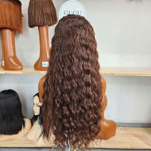 24 26 28 30 Inch Raw Vietnamese Hair <b>Wig</b> Hd Full Lace Front <b>Wigs</b> <b>Deep</b> <b>wave</b> Human Hair Frontal <b>Wigs</b> With Baby Hair - Product Image 4
