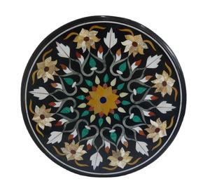 Exclusivo tablero de mesa con incrustaciones de Pietra Dura – Mármol decorativo - Product Image 1
