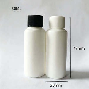 Botellas de Plástico HDPE Naturales de 1 OZ, Color Personalizado, Etiqueta de Plástico con Estampado Dorado 20-410, Impresión por Serigrafía - Product Image 4