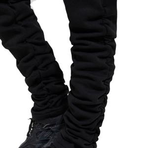 Chándal OEM ajustado con logotipo personalizado para hombre, ropa de gimnasio en Blanco polar de alta calidad, chándal para correr, conjunto de dos piezas, tela al por mayor - Product Image 4