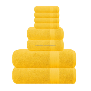 Juego de Toallas de Baño de Algodón Bordadas de Lujo de 600 g/m² al por Mayor |   Toallas Gruesas de Secado Rápido con Calidad de Hotel y Spa, con Color Personalizado - Product Image 1