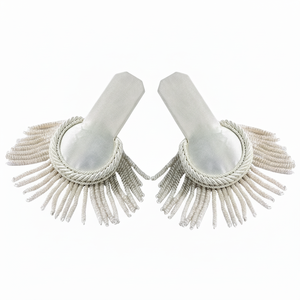 Épaulettes à franges métalliques personnalisées OEM ODM pour costumes de scène et accessoires d'uniformes - Product Image 3