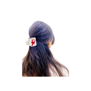 Pinces à cheveux perlées inspirées des écrevisses pour femmes - Qualité supérieure, grande adhérence flexible, designs personnalisés pour les fêtes et célébrations - Product Image 3